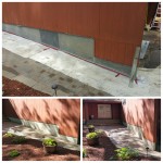 New Stucco over foundation.